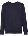 Kinder Sweater Classic Raglan Fruit of the Loom Dark Navy